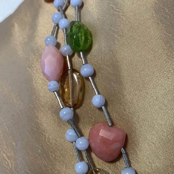 Gemstone necklace SS  925 - Picture 4 of 9